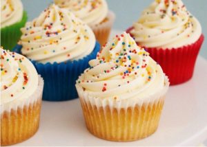 bánh Vanilla cupcake